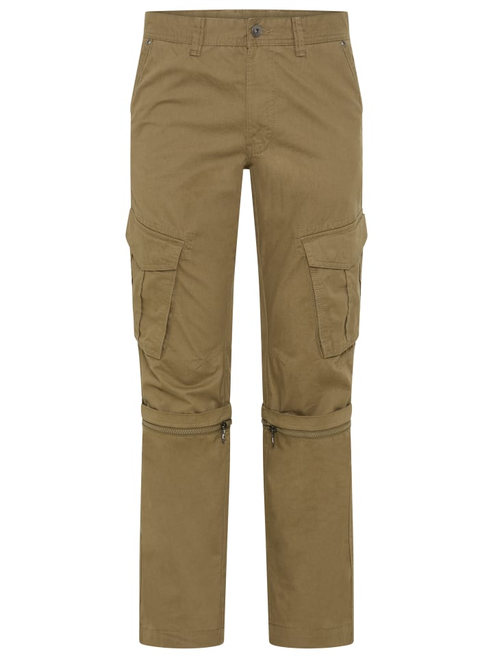 Zip-off-Hose in braun