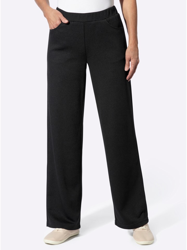 Schlupfhose in schwarz