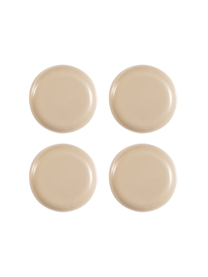 Selbstklebende Bodengleiter PRESTO, 4 Stück, groß in beige