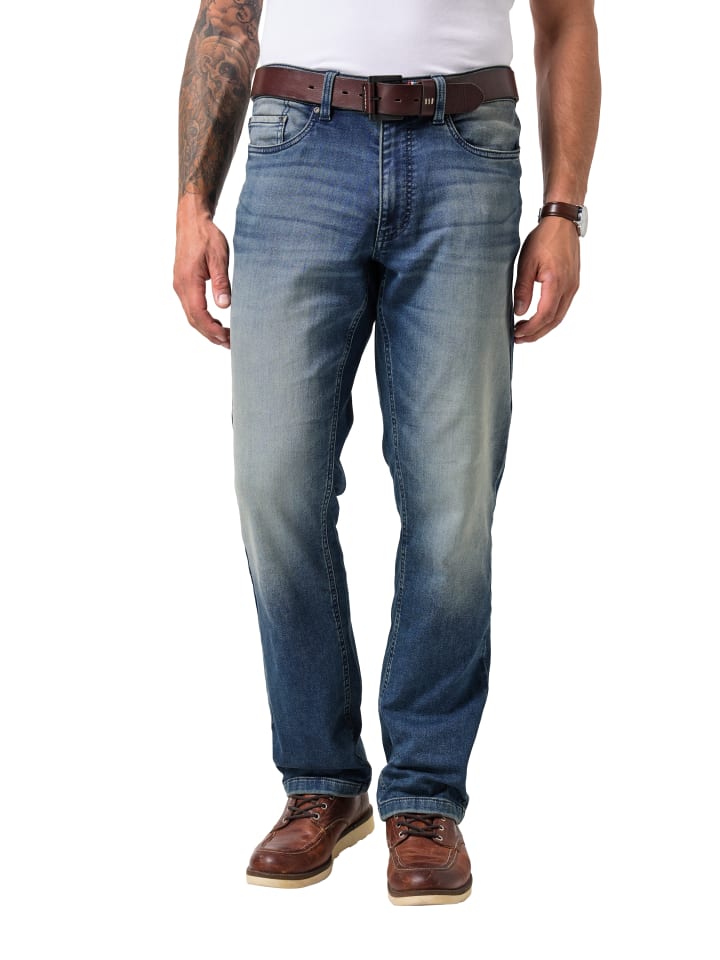 Jeanshose in dark blue denim