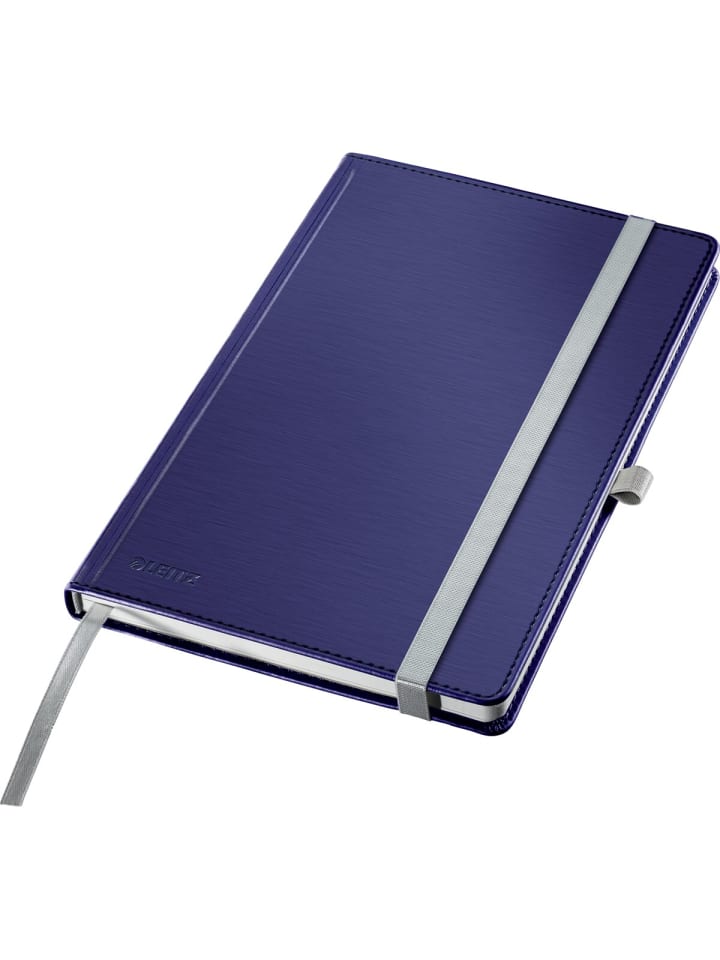 Notizbuch Style HC A5 kariert titan blau