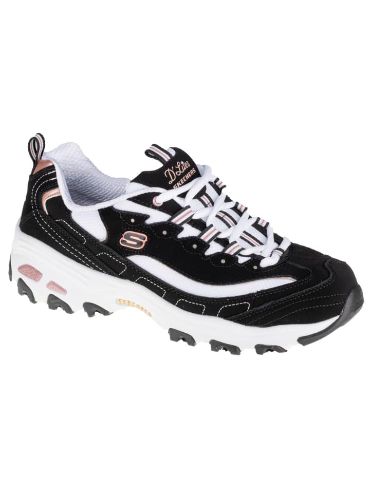 Skechers D'Lites Devoted Fan in Schwarz