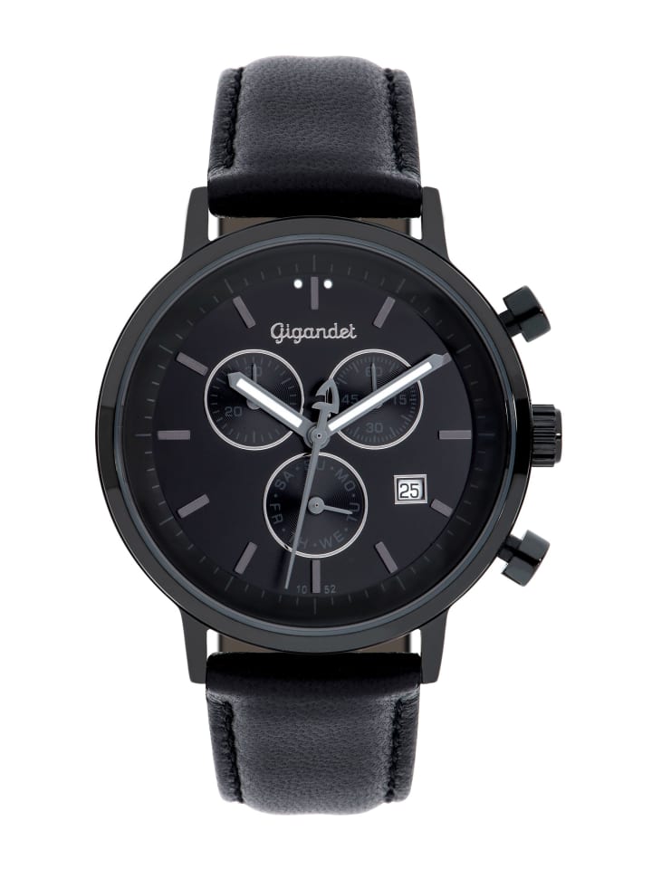 Quarzuhr Chronograph "CLASSICO" in Schwarz