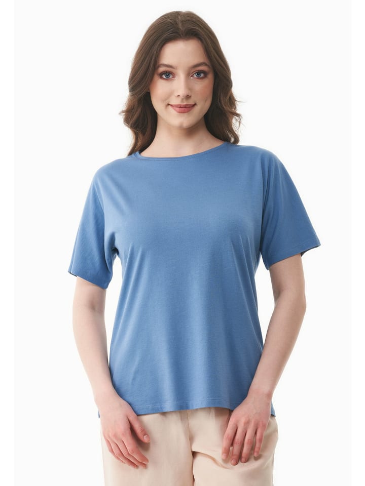 T-Shirt "WOR17222" in Coronetblau