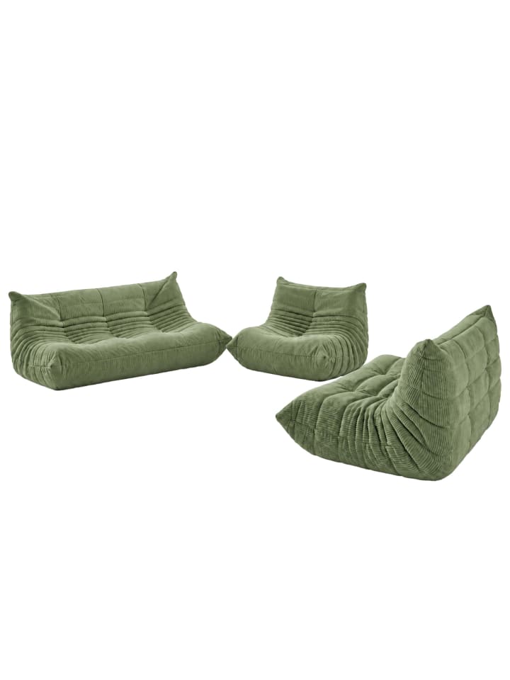 Sofa-Garnitur R34, Grün