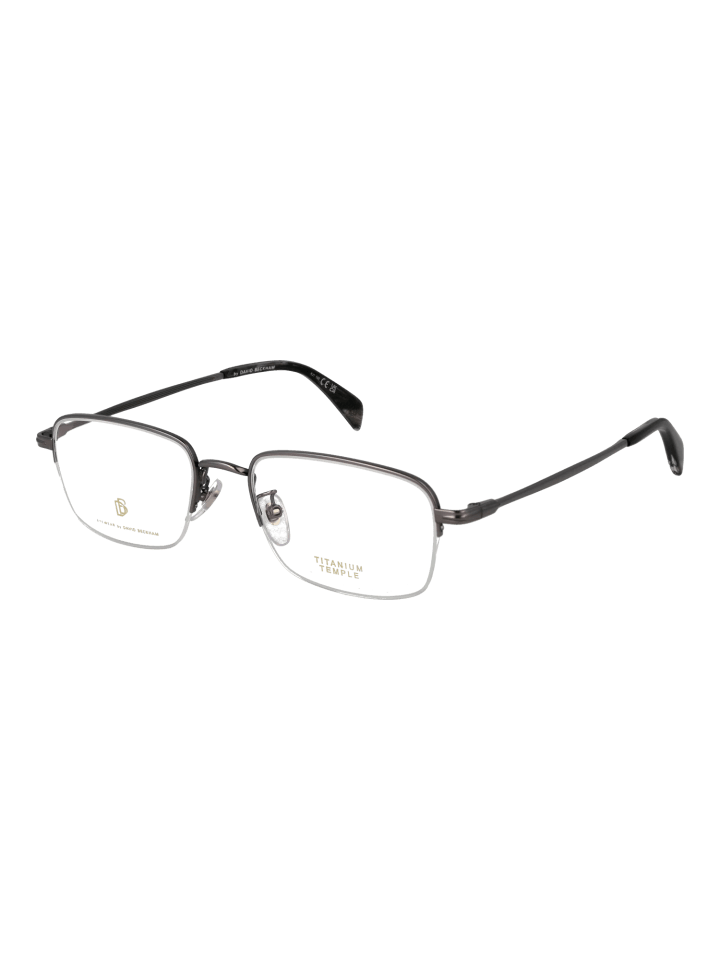 Herren Optische Fassungen Rechteck Gunmetal