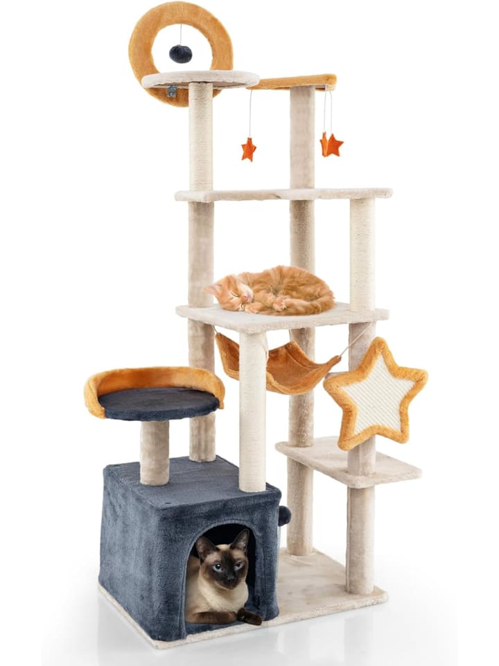 Kratzbaum in Beige