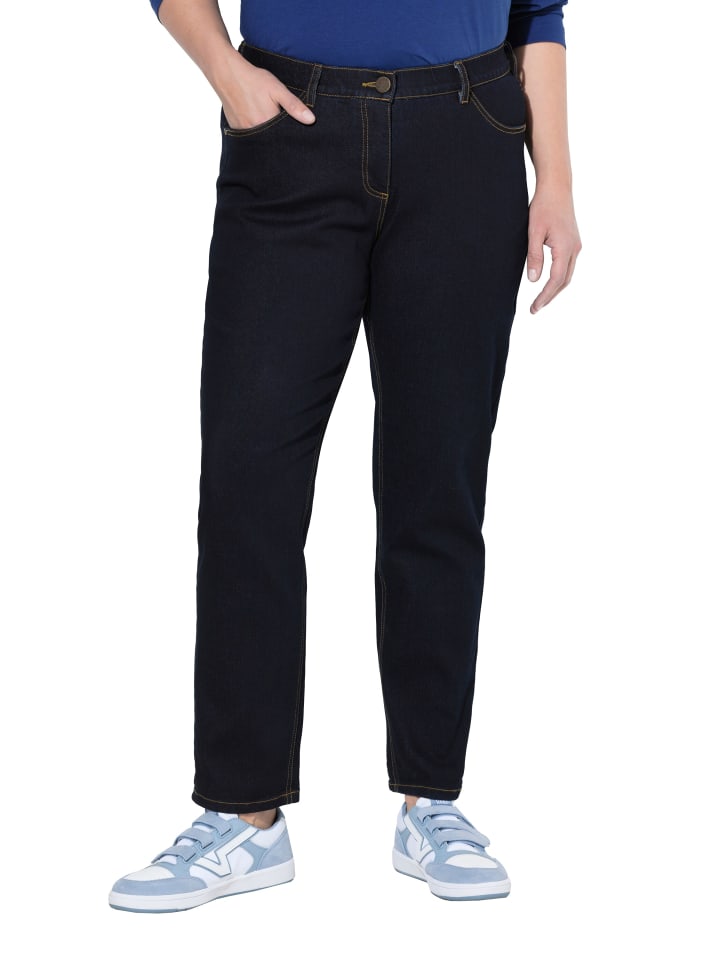 Jeans in dark blue denim
