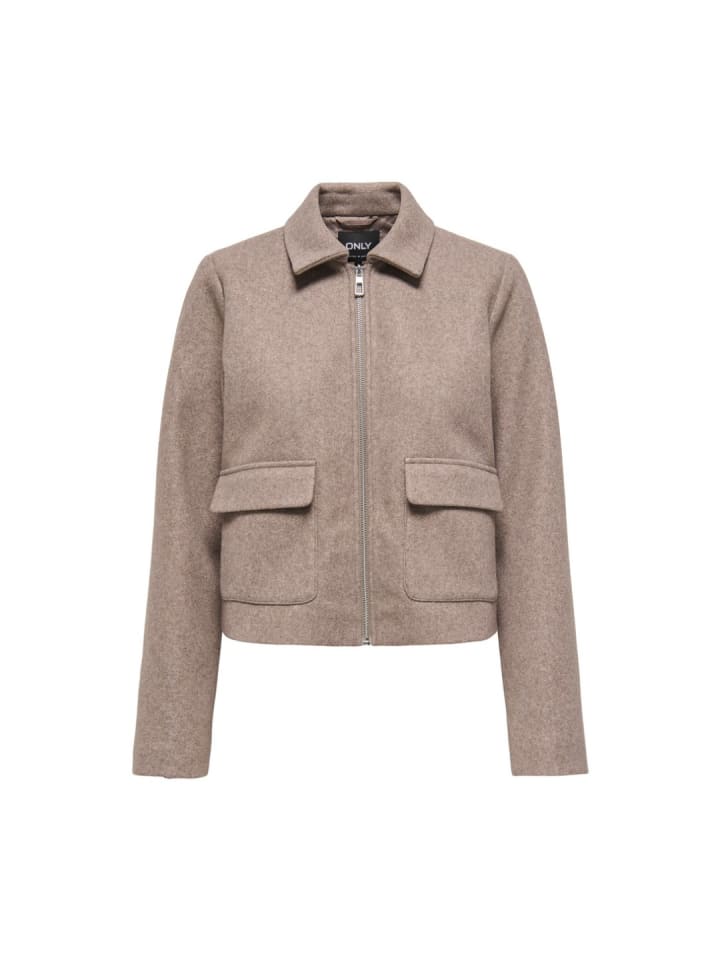 Jacke in taupe gray