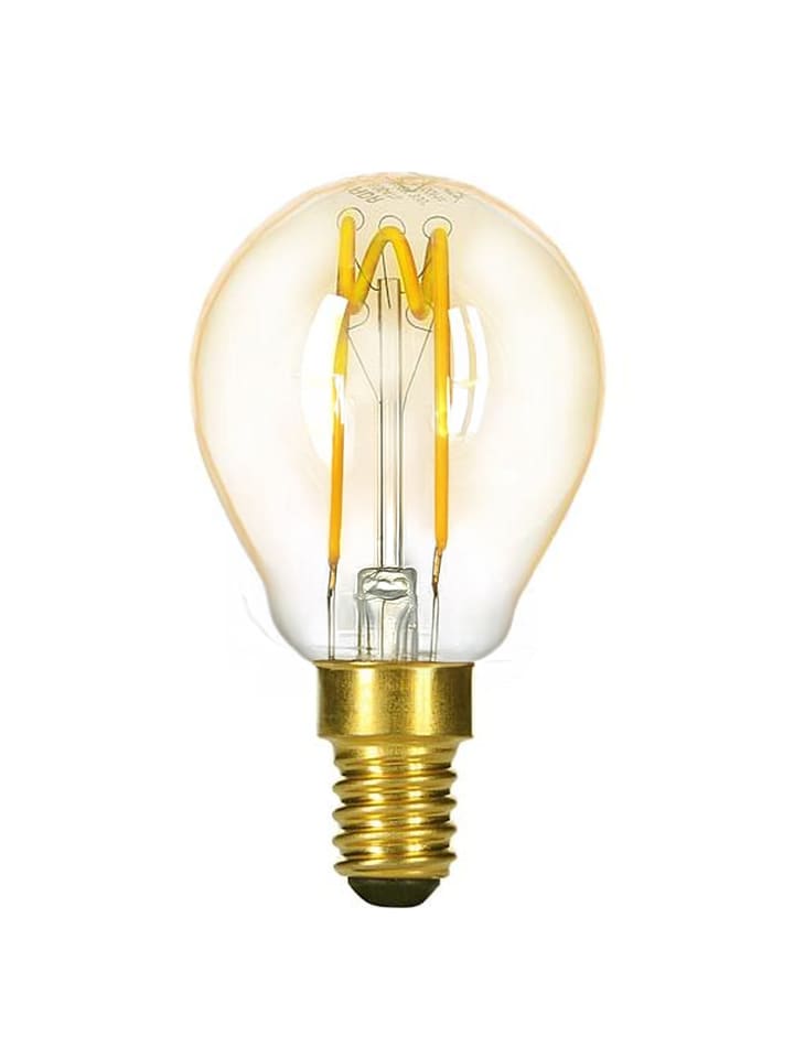 E14 LED-Leuchtmittel in Warmweiß EEK G A bis G Ø 4.5 cm in Gold