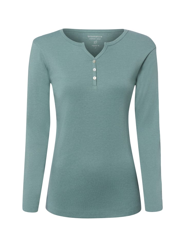 Langarmshirt in lind
