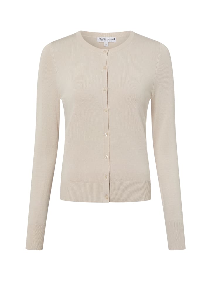 Strickjacke in kitt - 0002