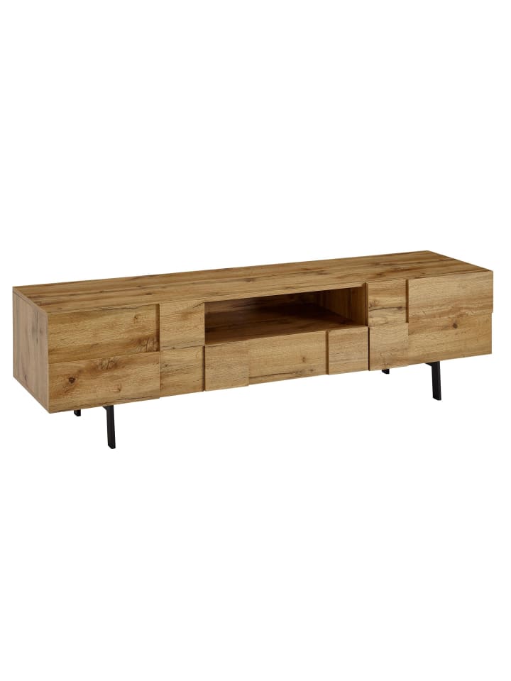 TV- und Lowboards in Braun / Spanplatte / 160x43x45
