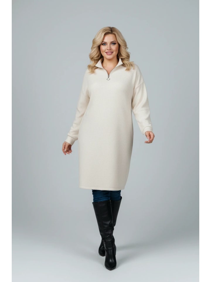 Kleid in Ecru