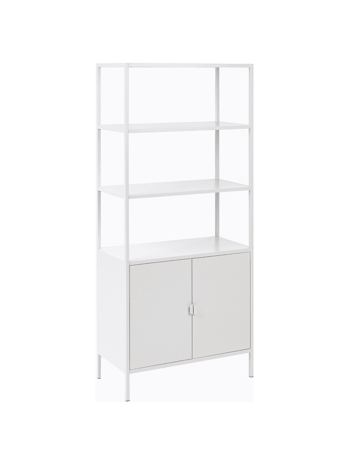 Büroschrank KAURI in Grau - (W) 80 x (H) 180 x (L) 40 cm