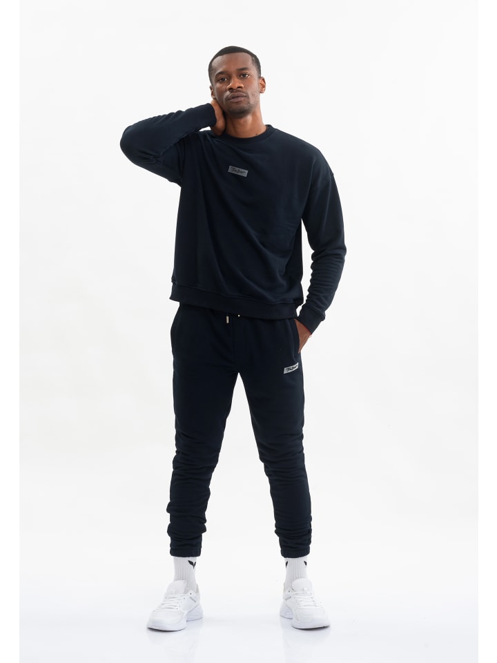 Freizeitanzug MENS OVERSIZE SPORT TRACKSUIT PANT AND SWEATSHIRT in DARKBLUE