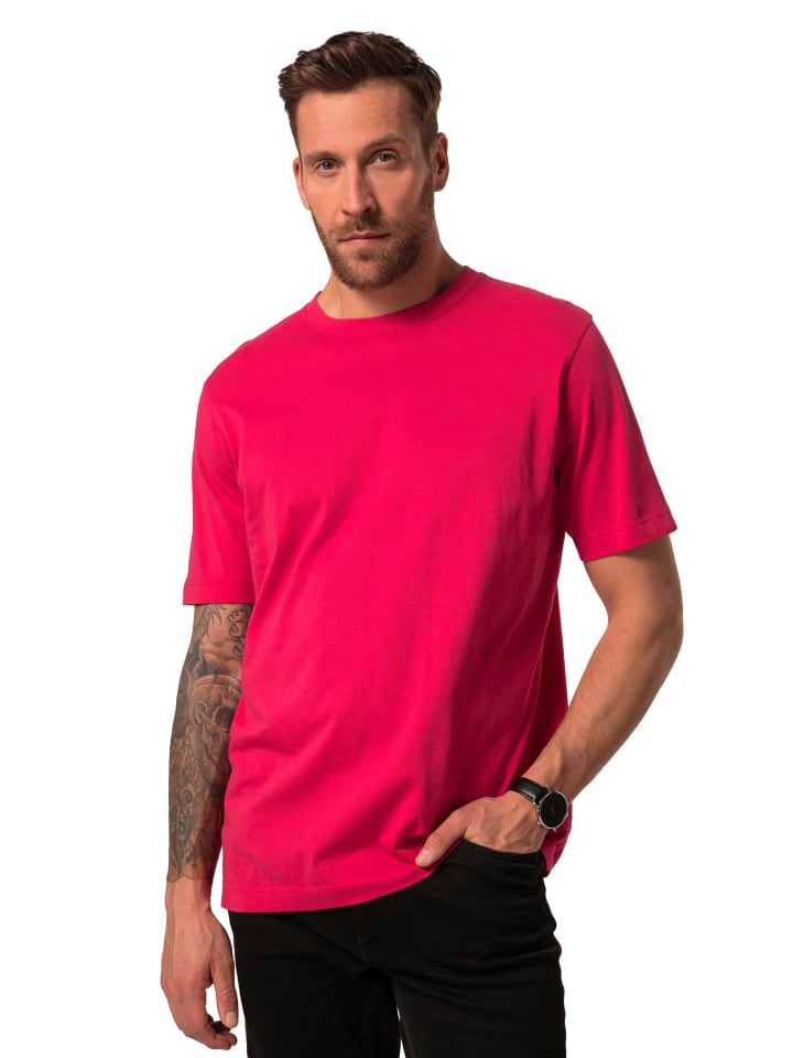 Kurzarm T-Shirt in violett