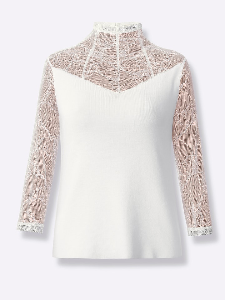 Pullover in ecru