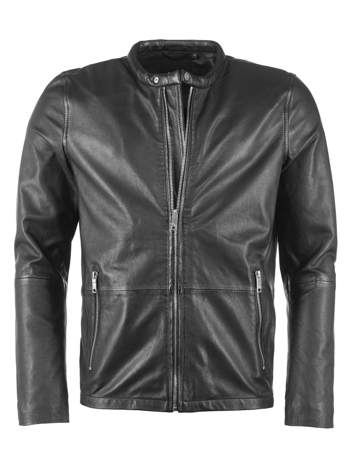 Lederjacke 42021111 in schwarz