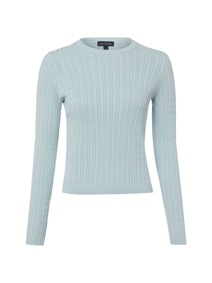 Strickpullover in hellblau - 0009