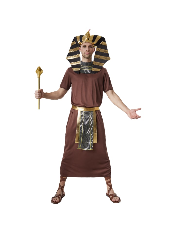 Pharao/Ägyptischer Herrscher, Breite Halskrause mit Klettverschl.