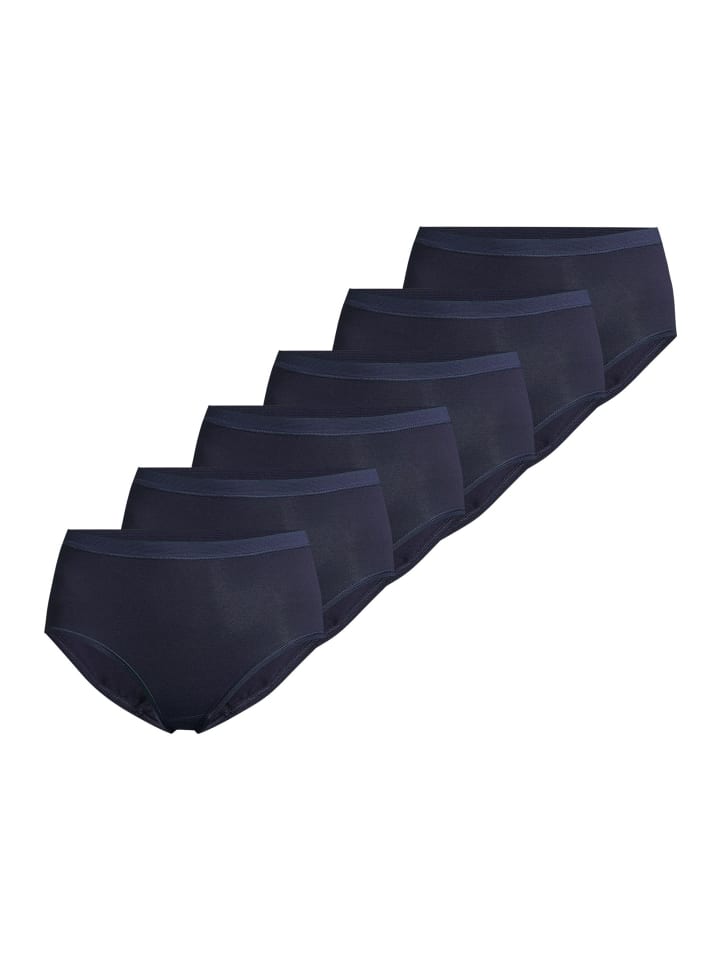 Maxi Slip Feinripp in Dunkelblau