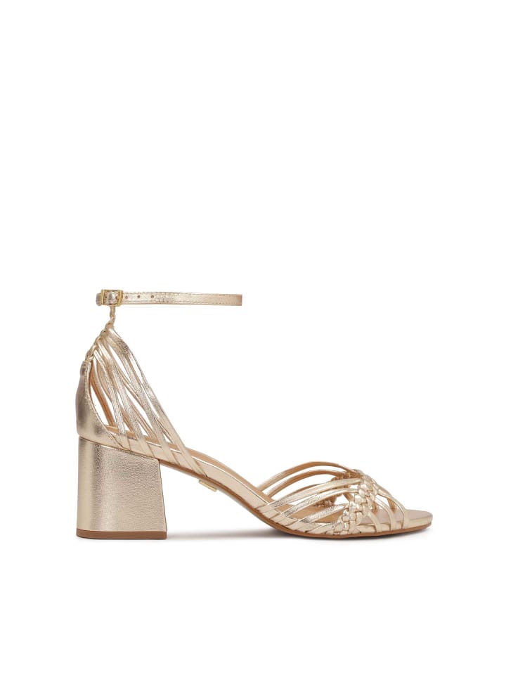 Sandaletten in Gold