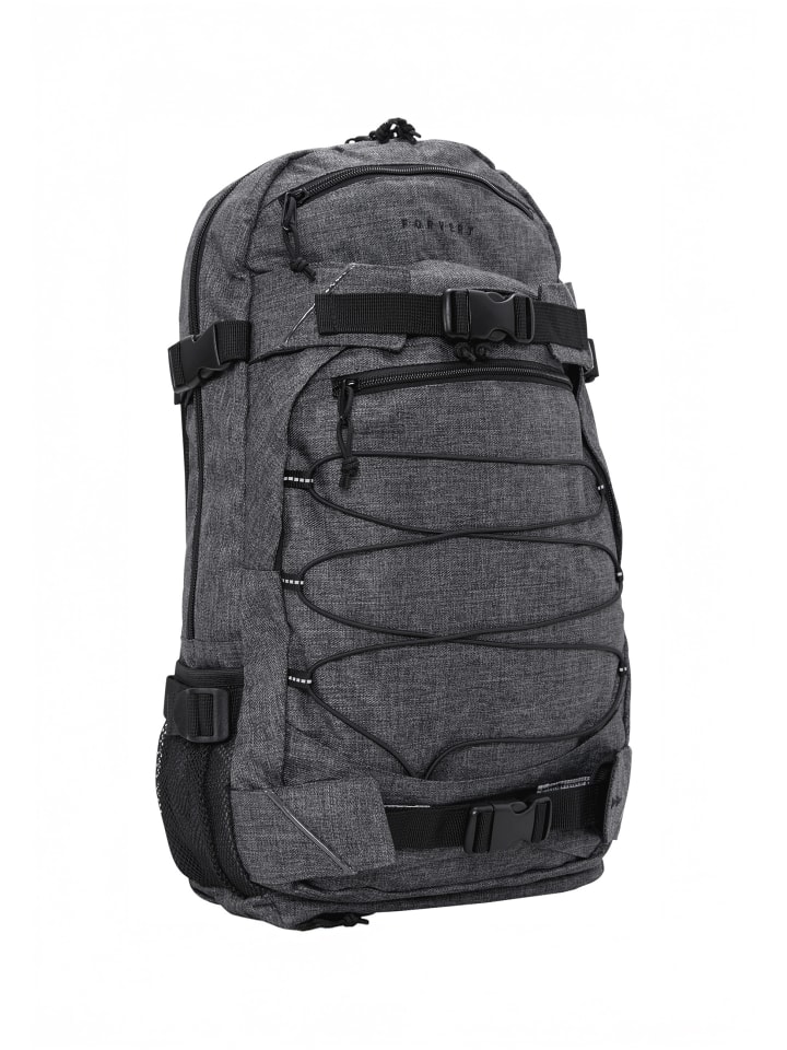 Backpack in black melange