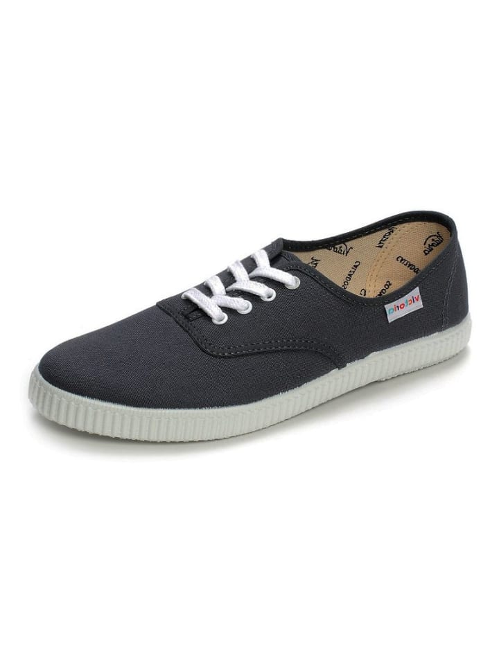 Schnür-Tennisschuhe Grau