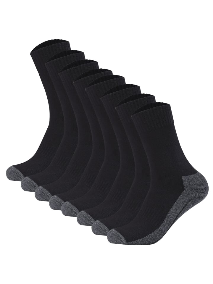 Socken 8er Pack in Schwarz