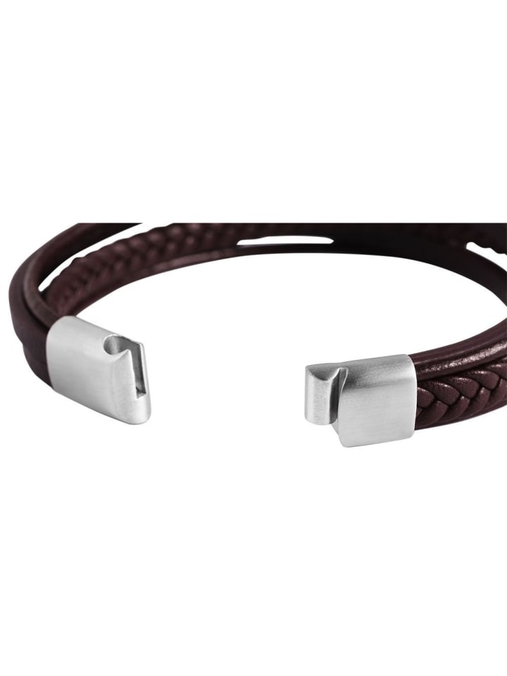 Unisex Armband – Lederarmband aus Leder 22 cm in braun