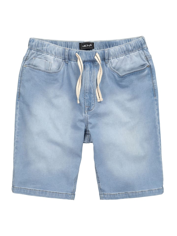 Bermuda in bleached denim