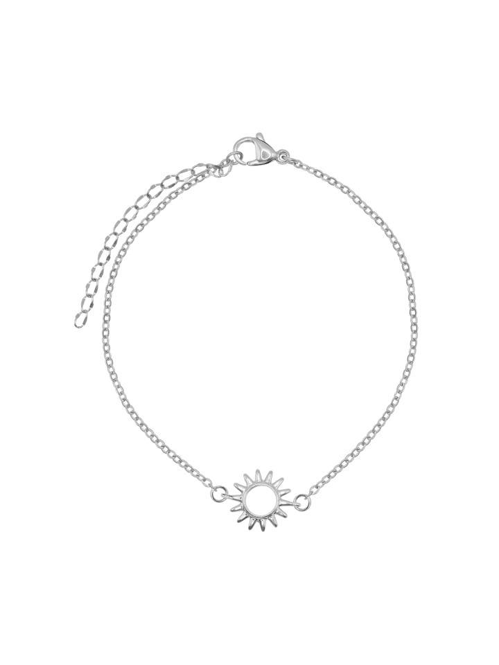 Armband Damen mit Sonne Mirel silberfarben poliert in silberfarben poliert