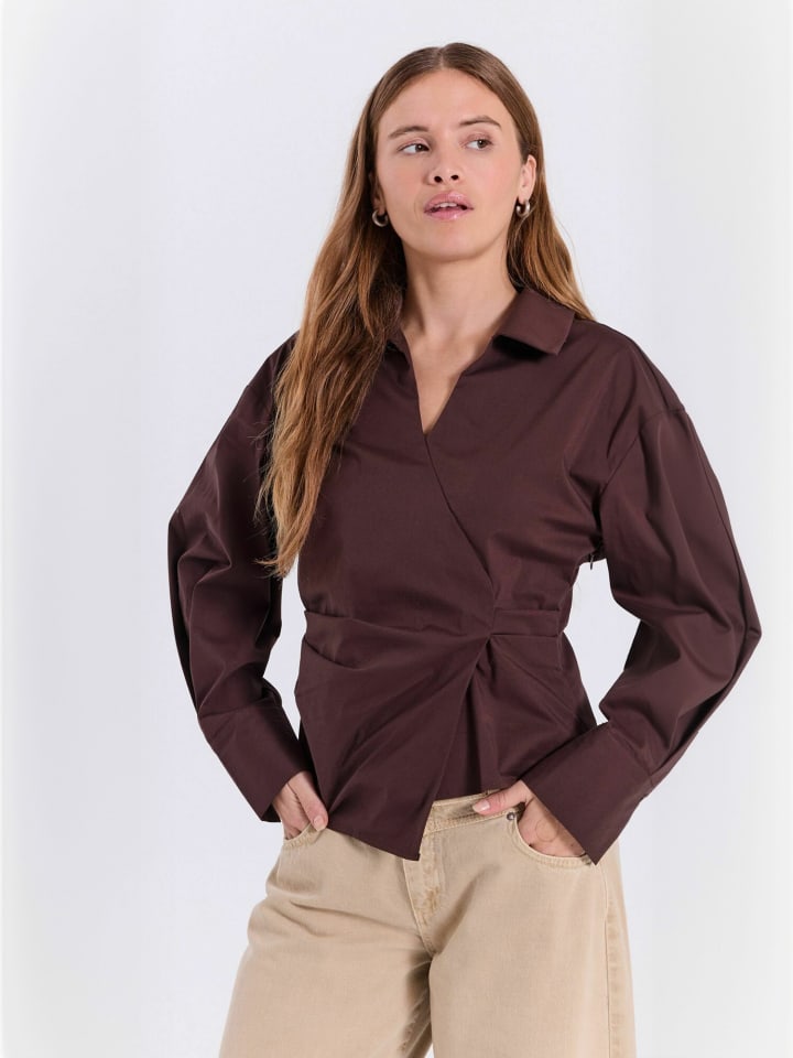 Hemd Otilia in Dark Brown
