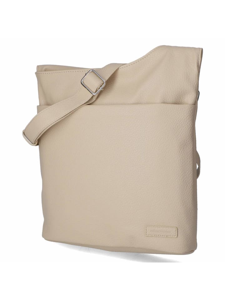 Schultertasche in beige