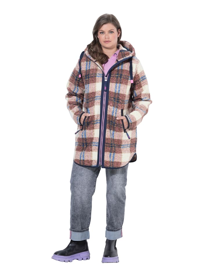 Jacke in dunkeltaupe