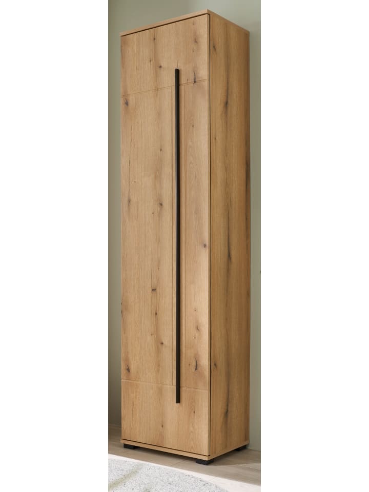 Schuhschrank Evoke Eiche 50 x 200 cm, Stauraumschrank mit 6 Fächern