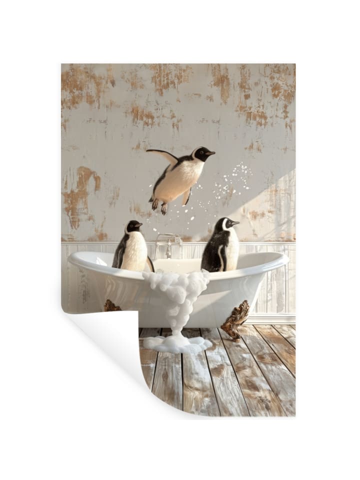 Wandtattoo Pinguine