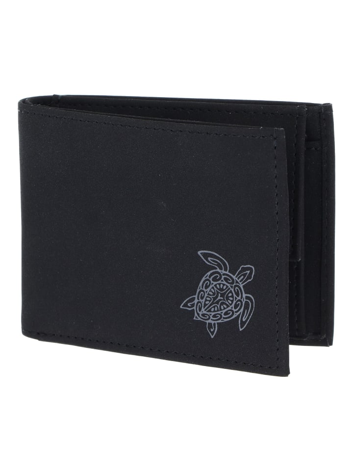 New Cryptan Geldbörse RFID Schutz 11 cm schwarz-turtle 2.0grey