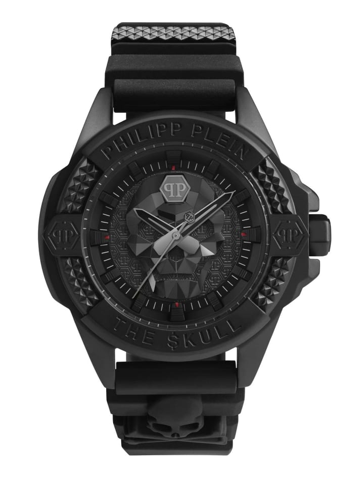 Chronograph The $kull Schwarz in schwarz