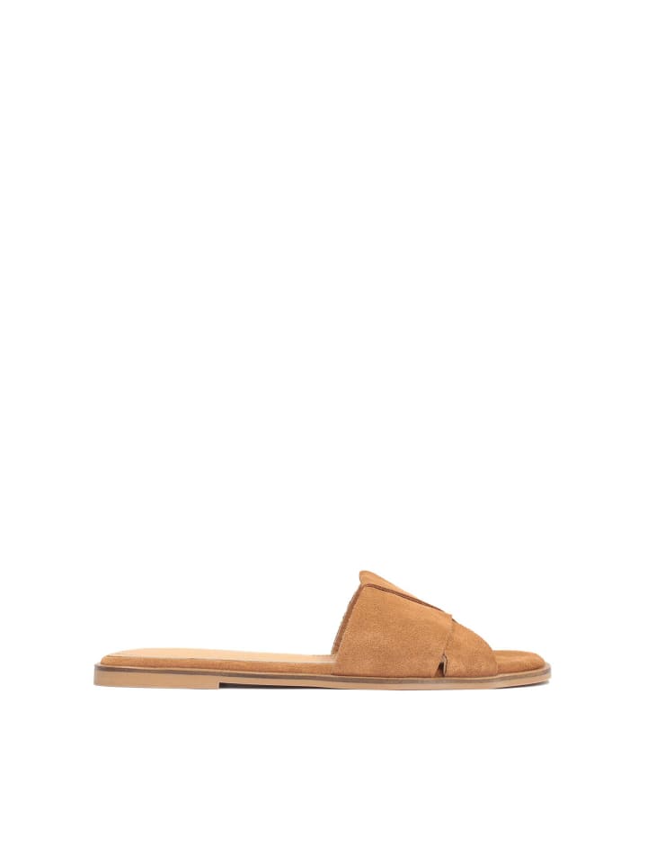 Slipper GERIA in Hellbraun