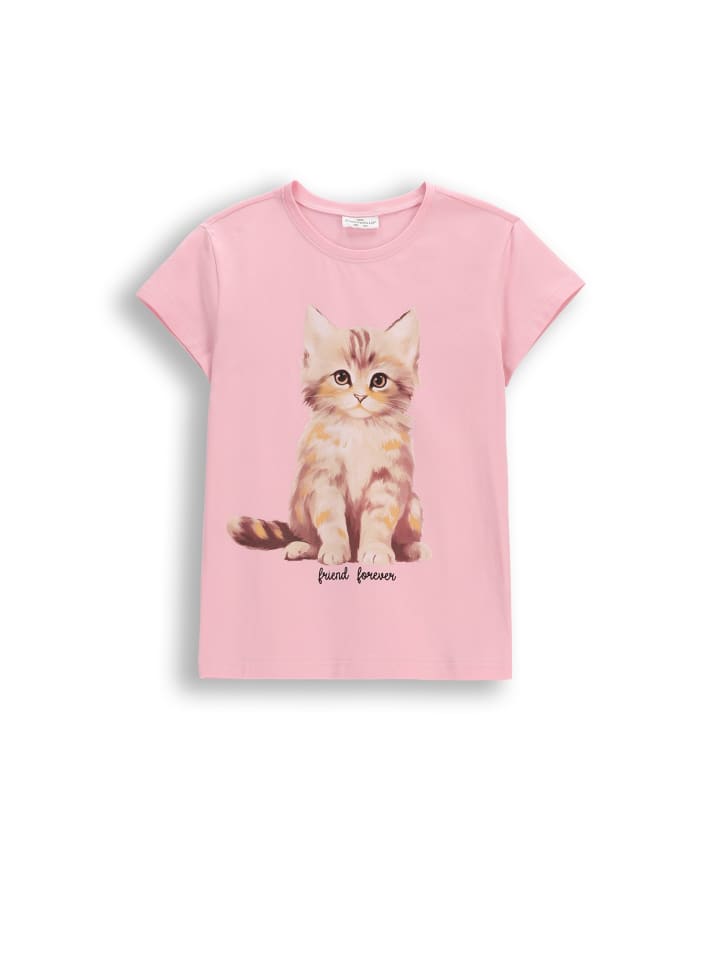 T-shirt mit kurzen Ärmeln in rosa