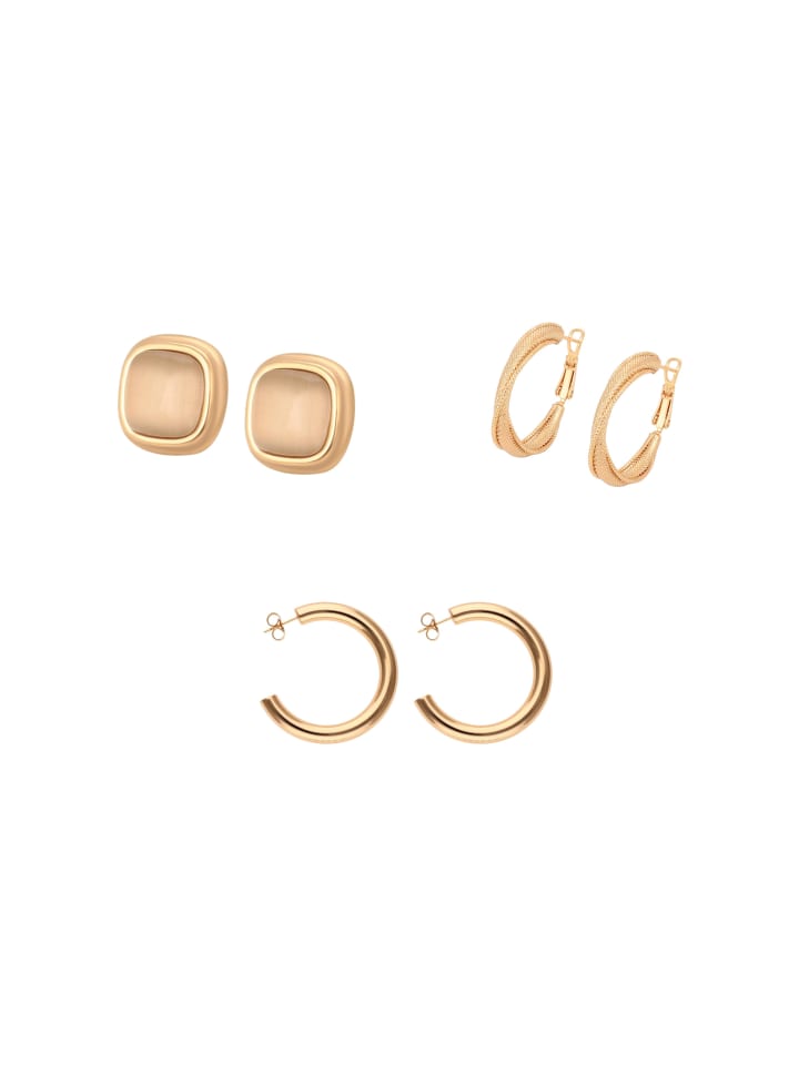 Women Earrings Set in gold
