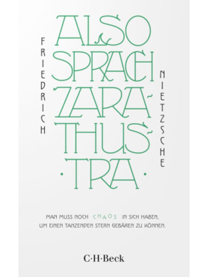Buch - Also sprach Zarathustra