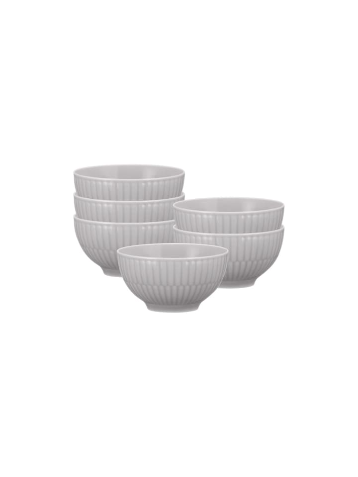 6er Set Dipschalen Amina in Silbergrau ø 8,3 cm
