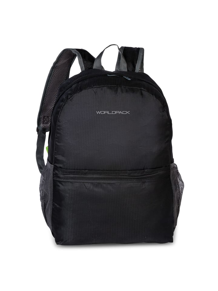 Faltbarer Rucksack 41 cm schwarz