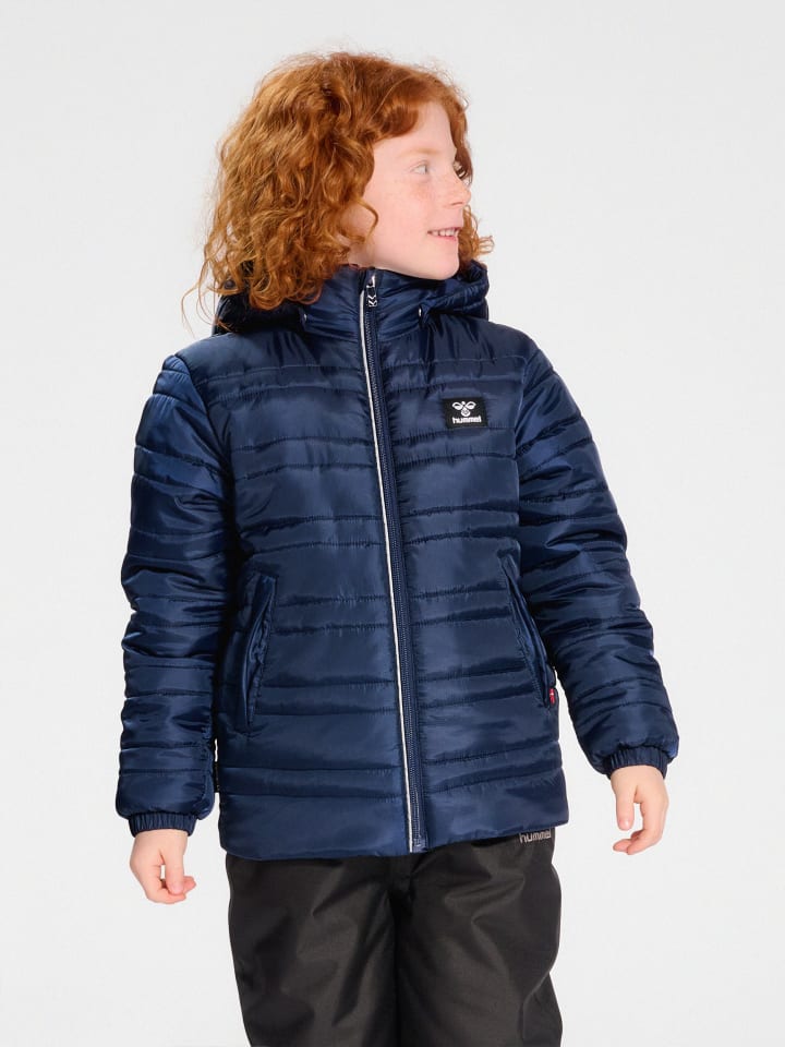 Reißverschluss Jacke Hmlbilbo Lebensstil Kinder in BLACK IRIS