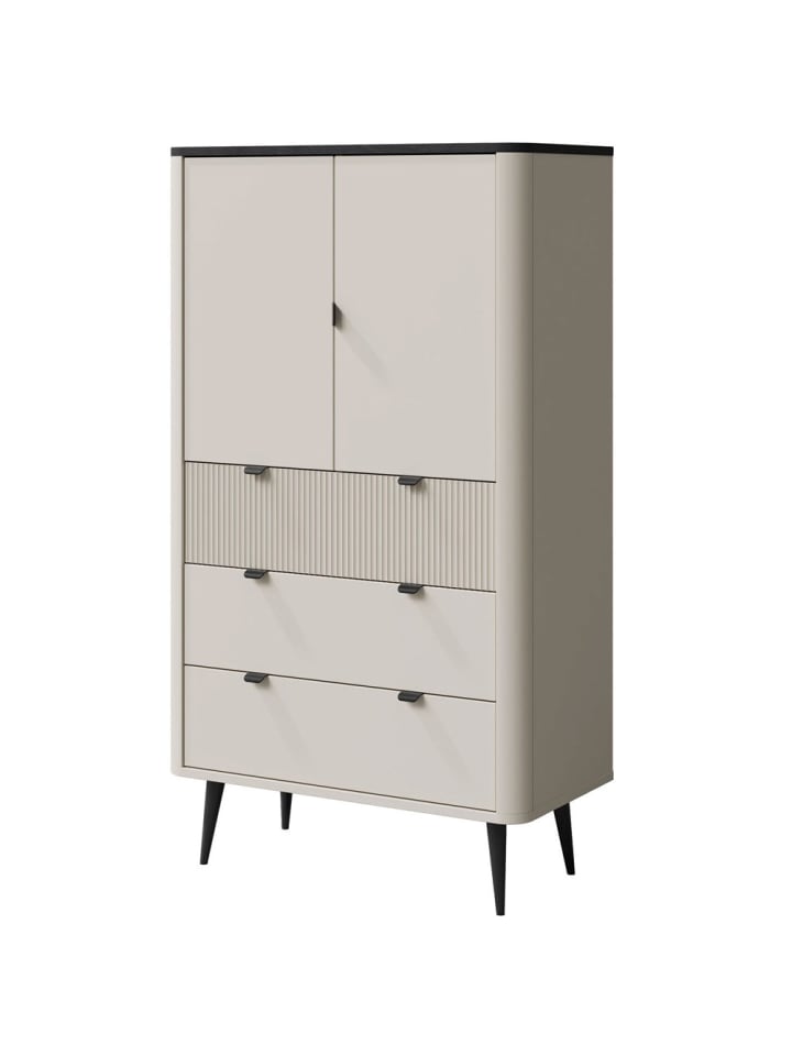 Regal Marly Kaschmir / Graustein 90 / 40 / 142cm
