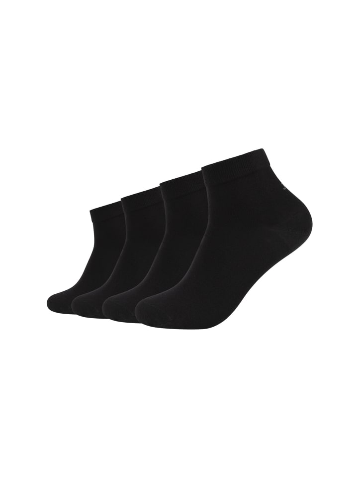 Kurzsocken 4er Pack black