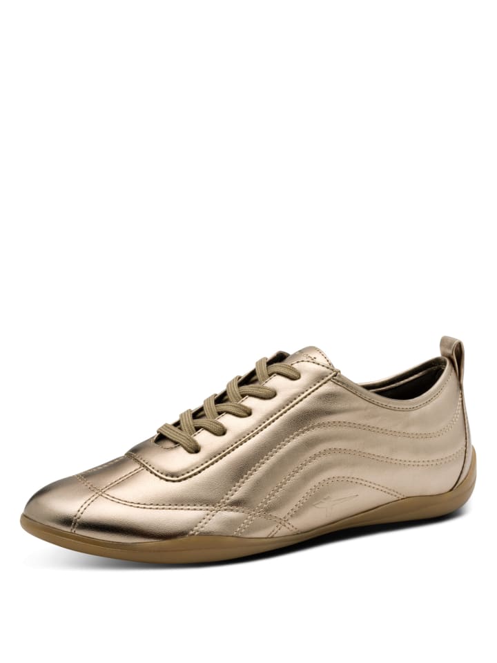Schnürhalbschuh in bronze